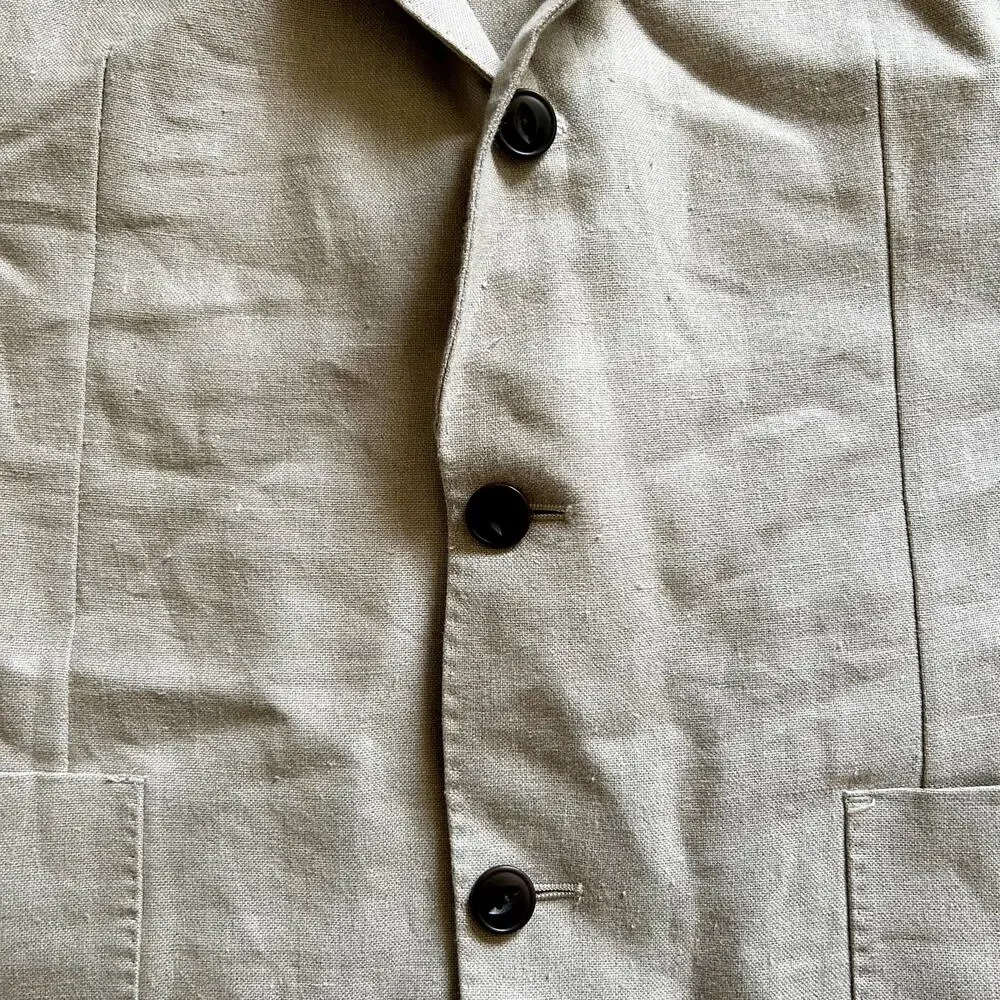 Banana Republic Heritage Collection Ivory Linen Expedition Blazer Men’s Sz 44R